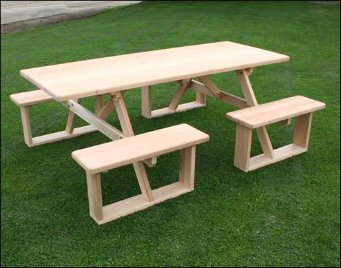 Cedar Picnic Tables | Red Cedar Picnic Table Options
