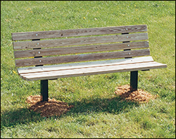 Inground Steel Patio / Picnic Tables