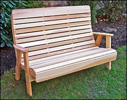 Garden Benches with Backs