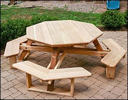 Attached Tables with Optional Staining