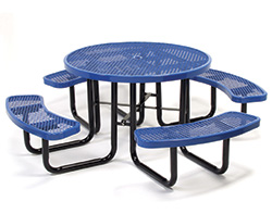 Coated Metal Commerical Grade Tables