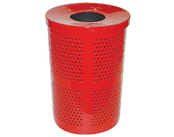 Perforated Waste Receptacle