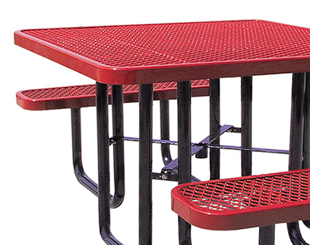 Wheelchair Accessible Square Picnic Table